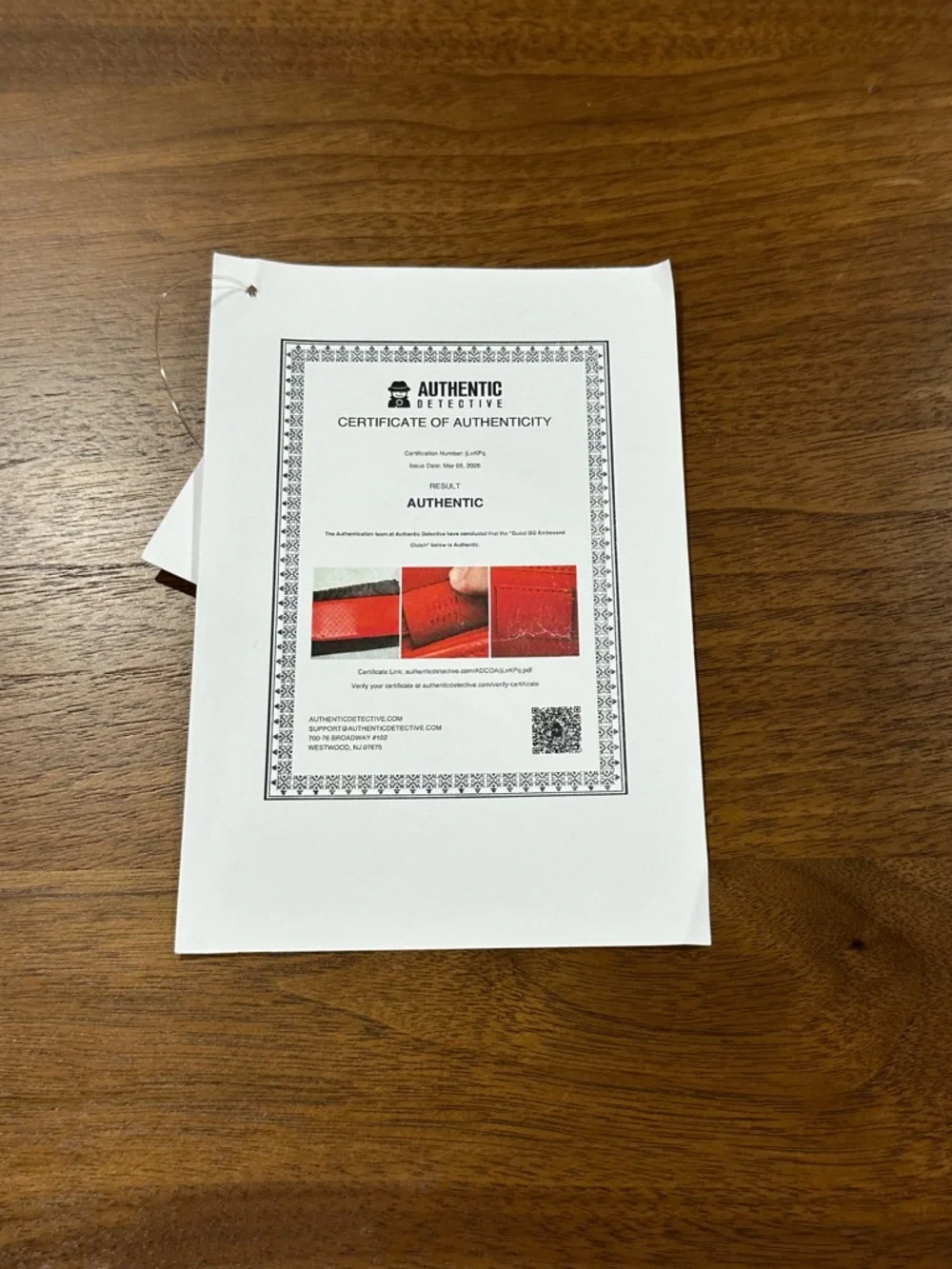 Gucci Glossy Red Patent GG Continental Clutch Wallet - Picture 12 of 12